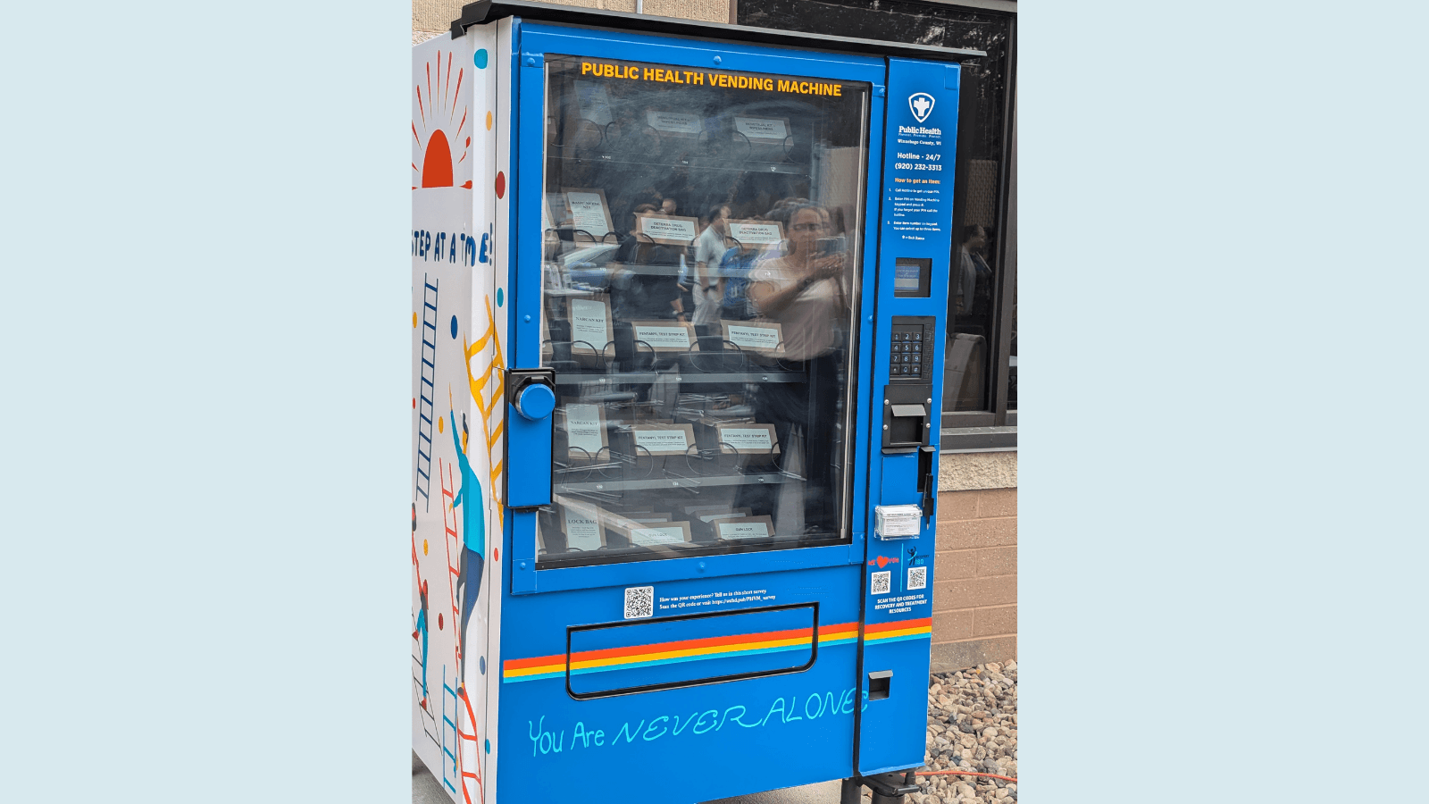 Public Health Vending Machines unveiled in Winnebago County