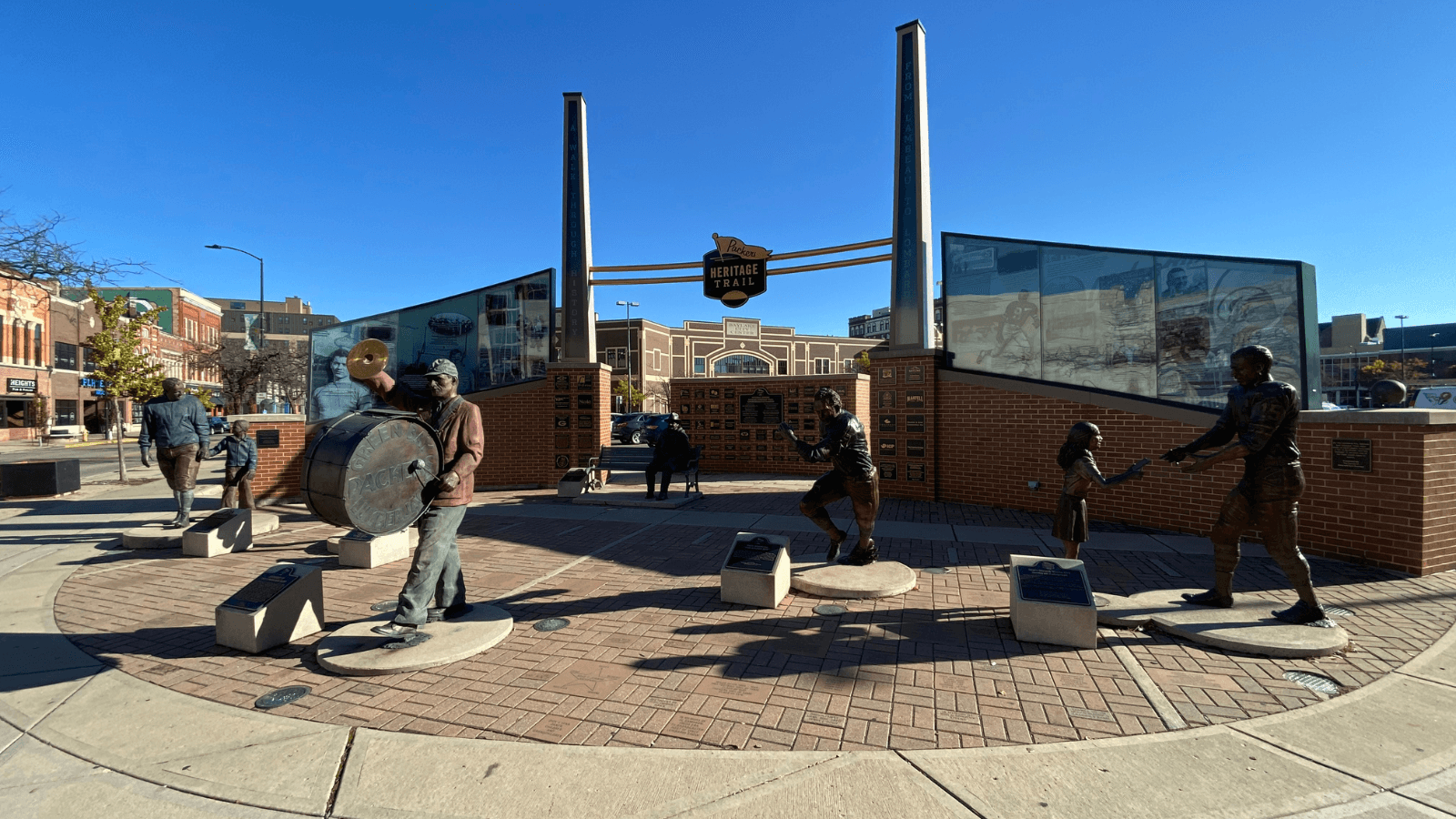 Packers Heritage Trail Plaza to be moved