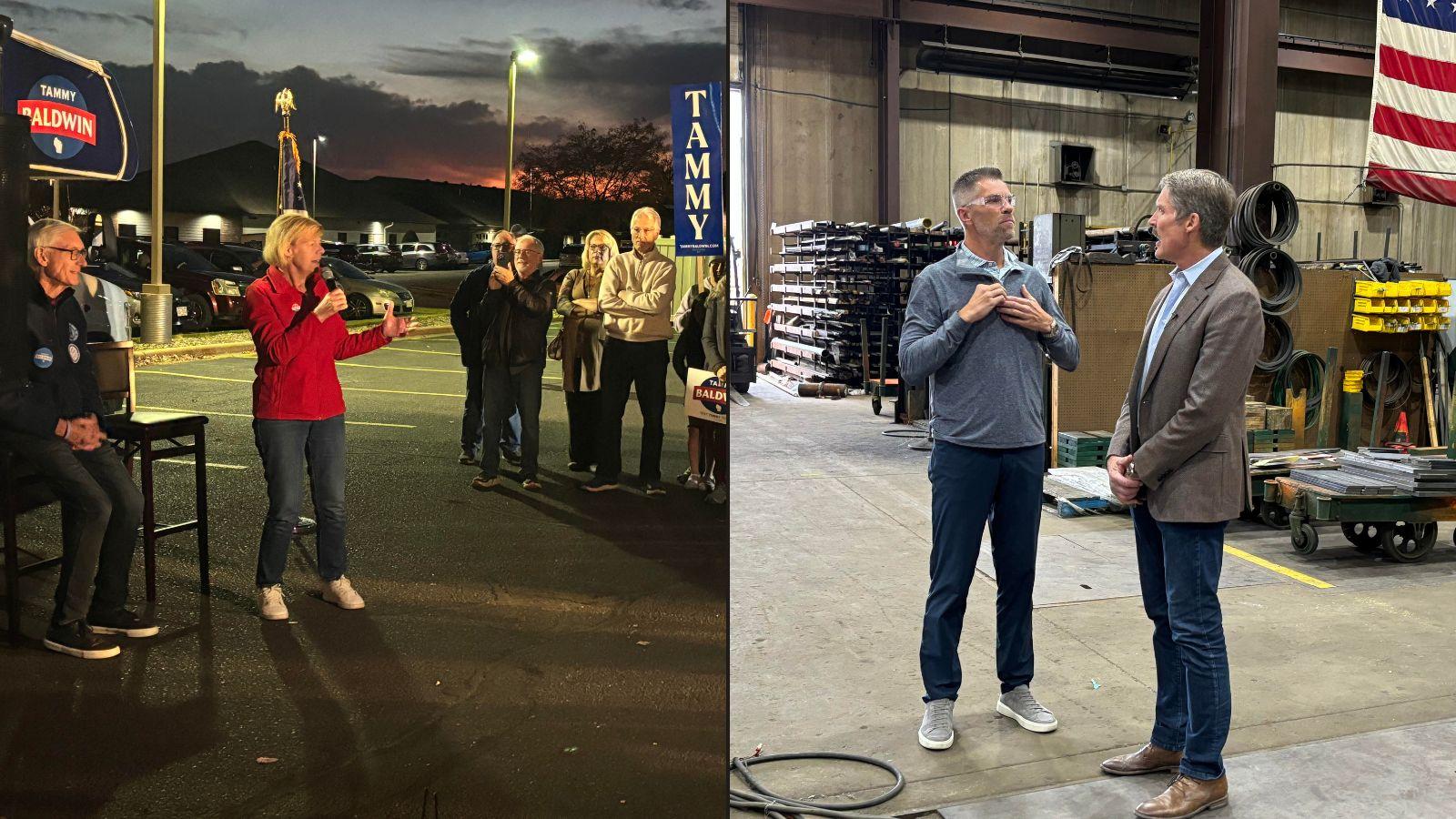 Eau Claire Hosts Baldwin, Hovde Senate Campaign Stops