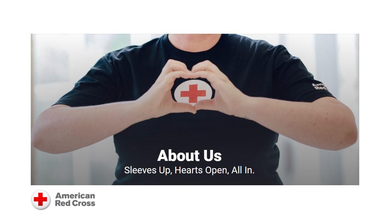 The American Red Cross needs YOU