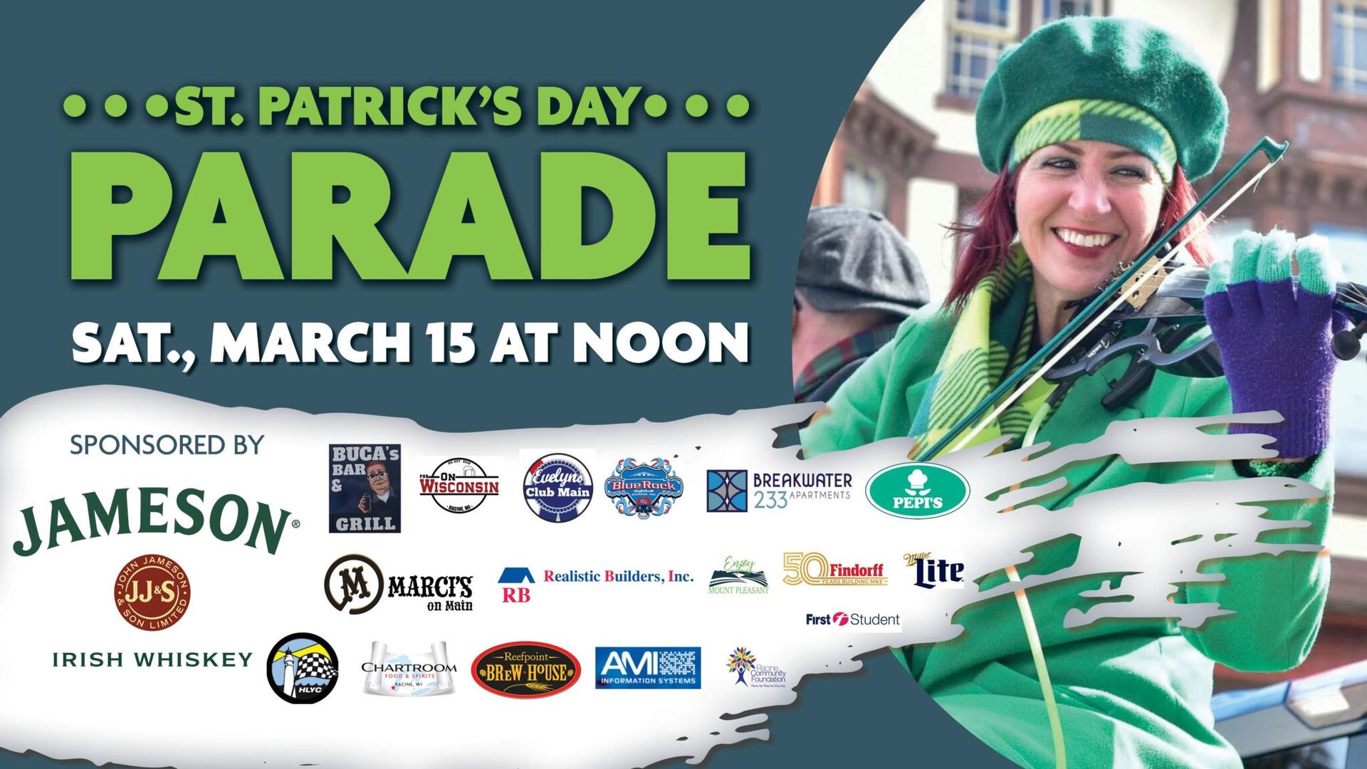 Racine Goes Green for St. Patrick’s Day Parade!