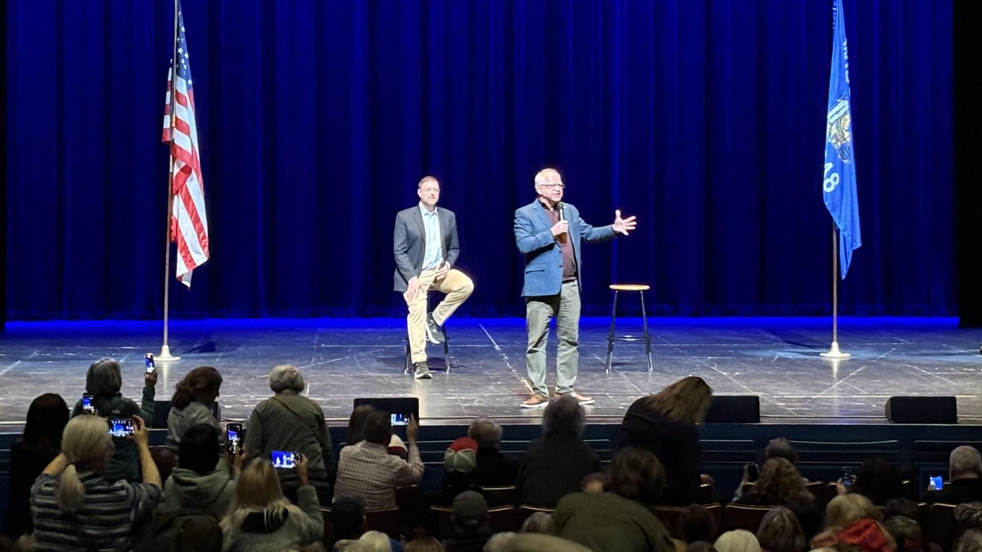 Governor Tim Walz Hosts Town Hall at Pablo Center in Eau Claire
