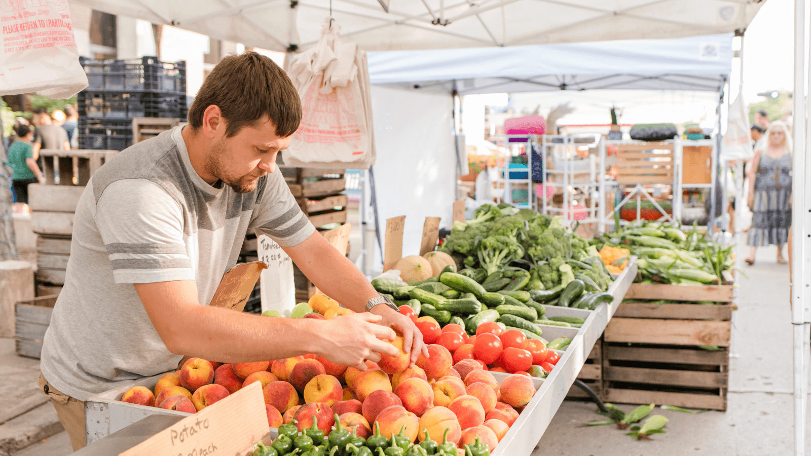 Wednesday Farmers’ Market on Broadway returns this week