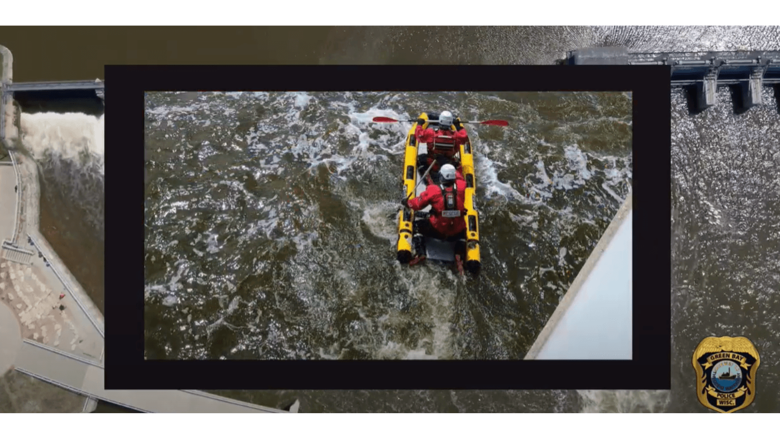 GBPD Dive Team Completes Swiftwater Rescue Training