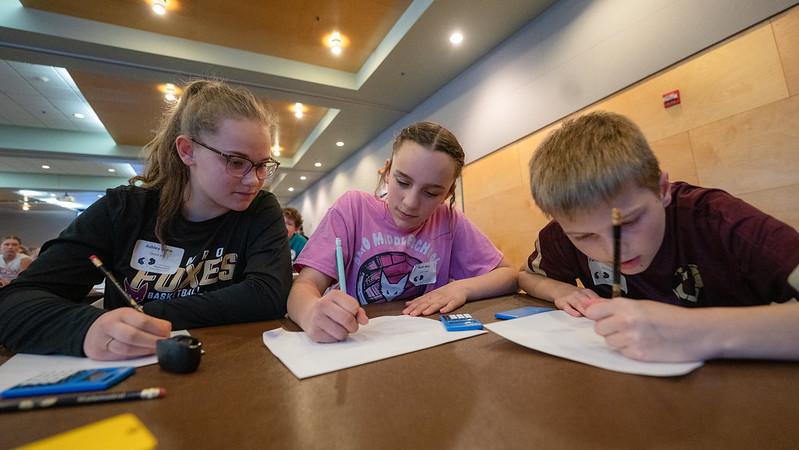 More than 1,000 middle and high school students dive into UWO math contest, get taste of college