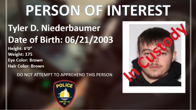 Person of Interest in Shooting Surrenders