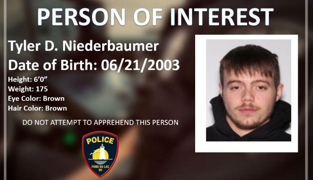 Fond du Lac Shooting Suspect Sought