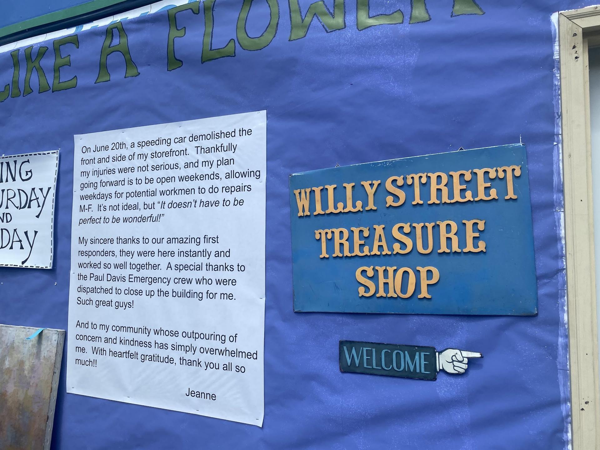 This proposal seeks to reduce car crashes on Willy St.