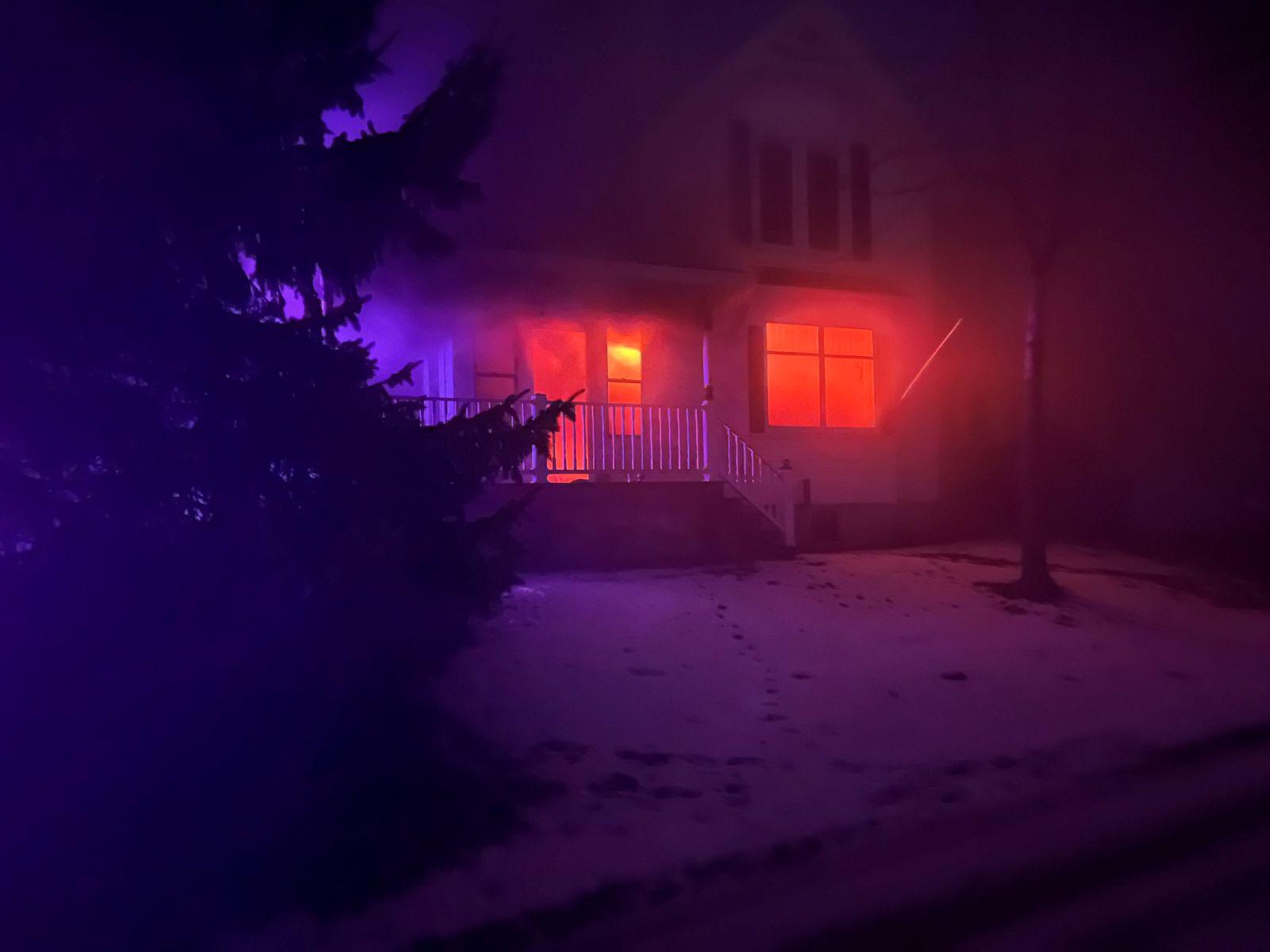 Fire Destroys Town of Chilton Home