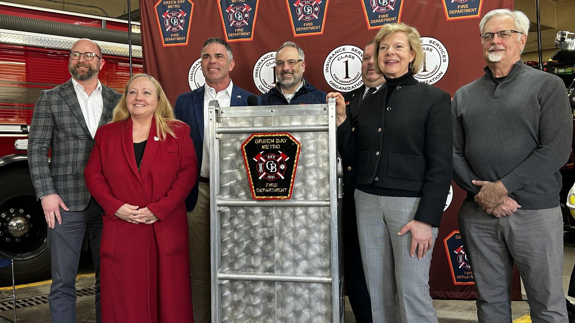 Baldwin, Wied announce $5M for new Green Bay fire headquarters