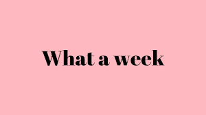 It’s the weekly recap!