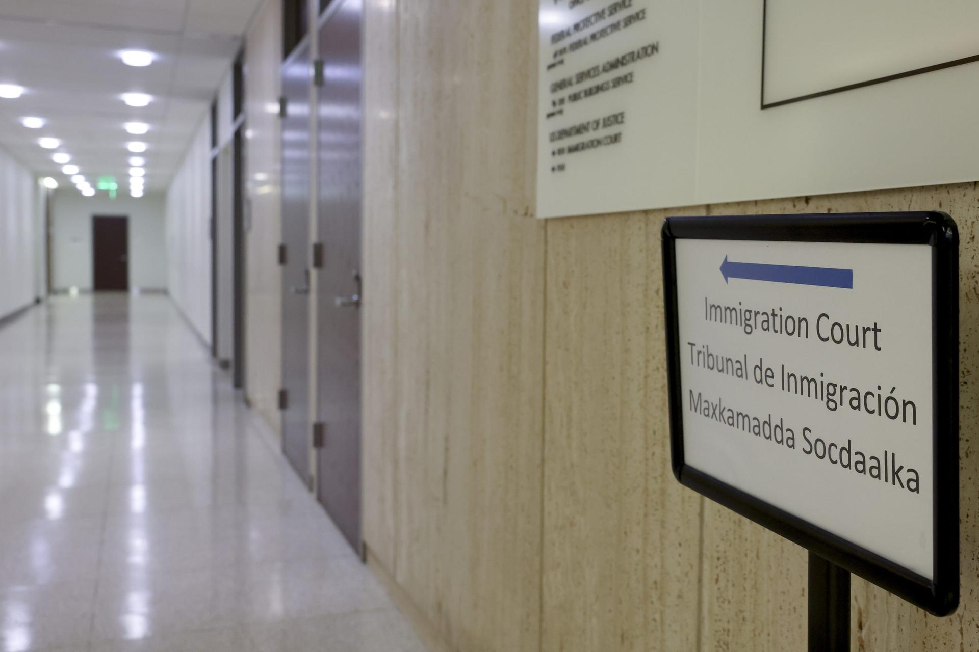A Minnesota group’s lawsuit says immigration courts are hiding behind locked doors, closed video conferencing