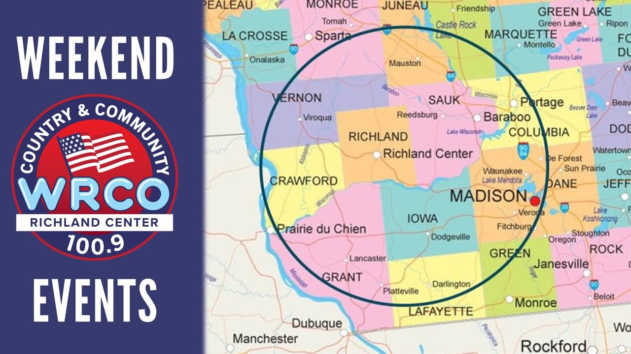 Weekend events in the 53581 and beyond