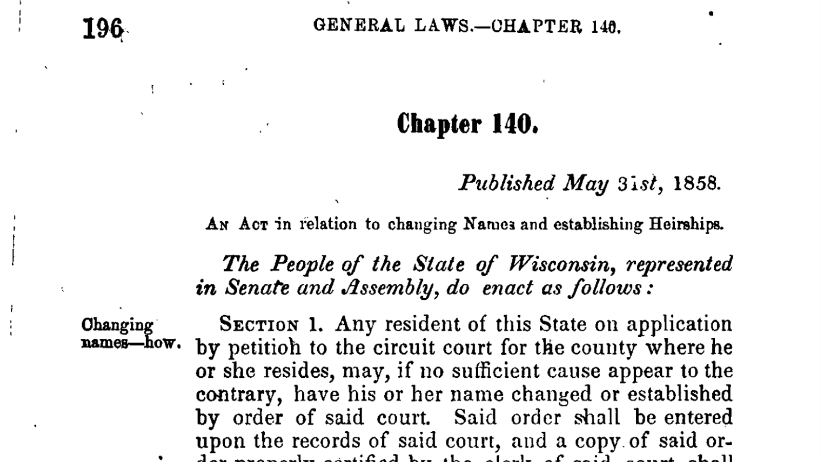 Wisconsin’s name-change law raises safety risks for transgender people