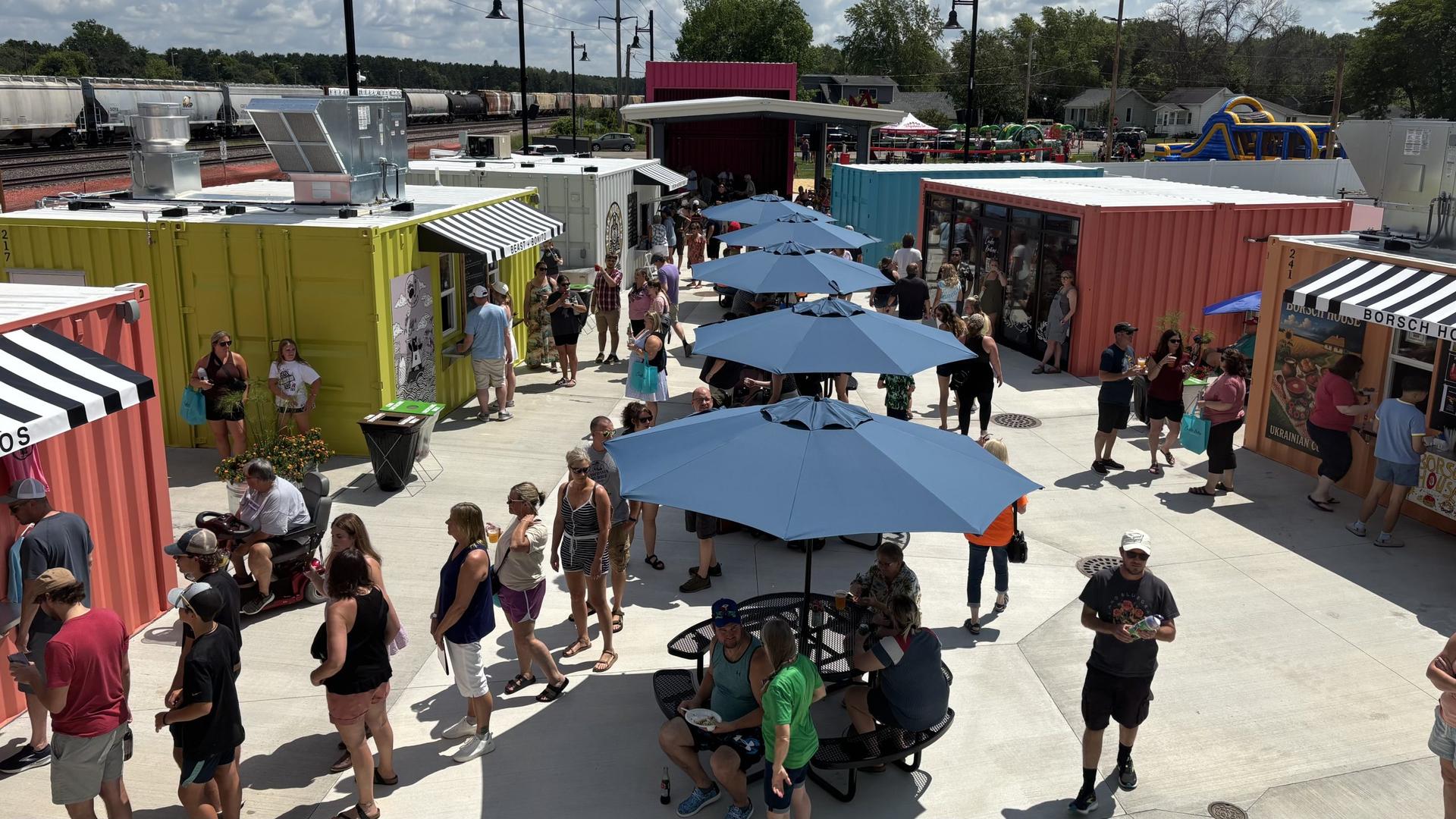 Altoona Residents Celebrate Opening of The Yard Container Park