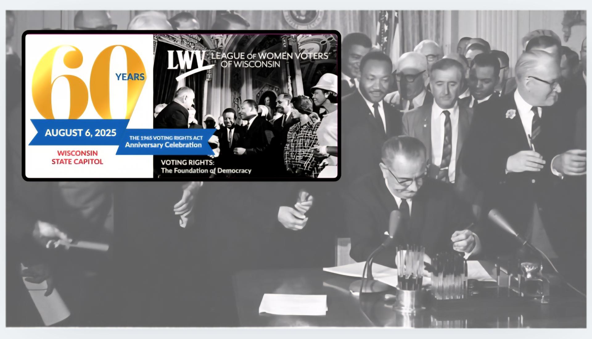 Wisconsin League of Women Voters Marks 60 Years of the Voting Rights Act
