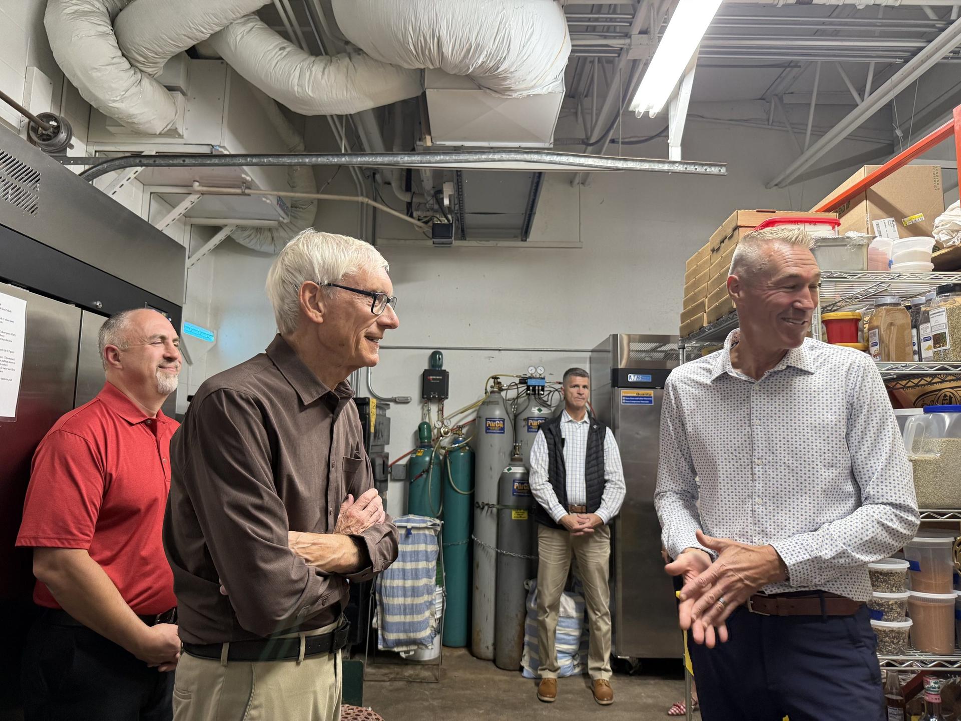 Gov. Evers Kicks Off National Clean Energy Week with Wausau Brewery Visit