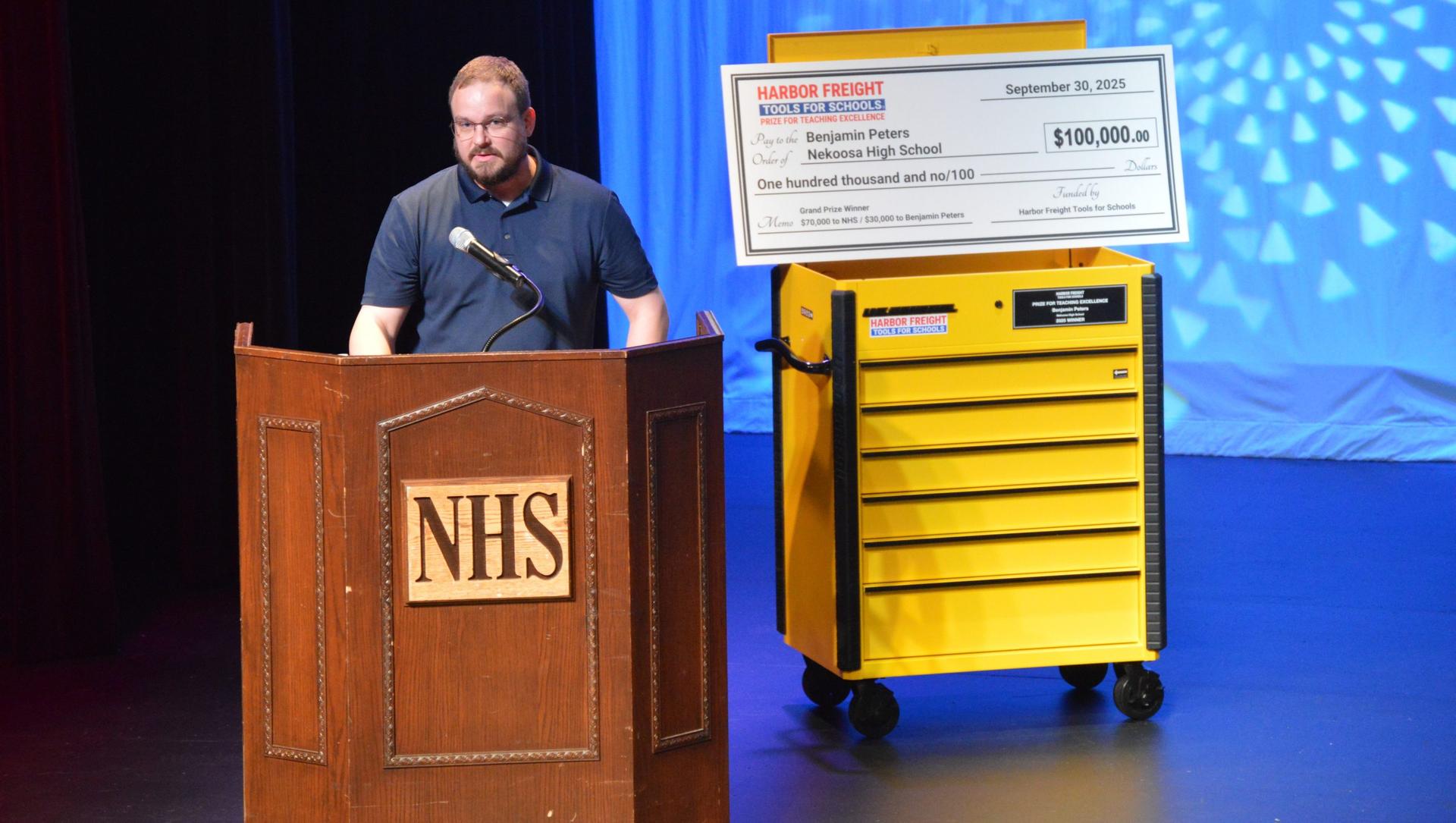 Nekoosa Wins Harbor Freight Tools for Schools Grand Prize
